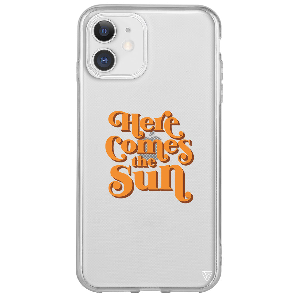 Comes the Sun Lansman Model İçi Kadife Silikon Telefon Kılıfı