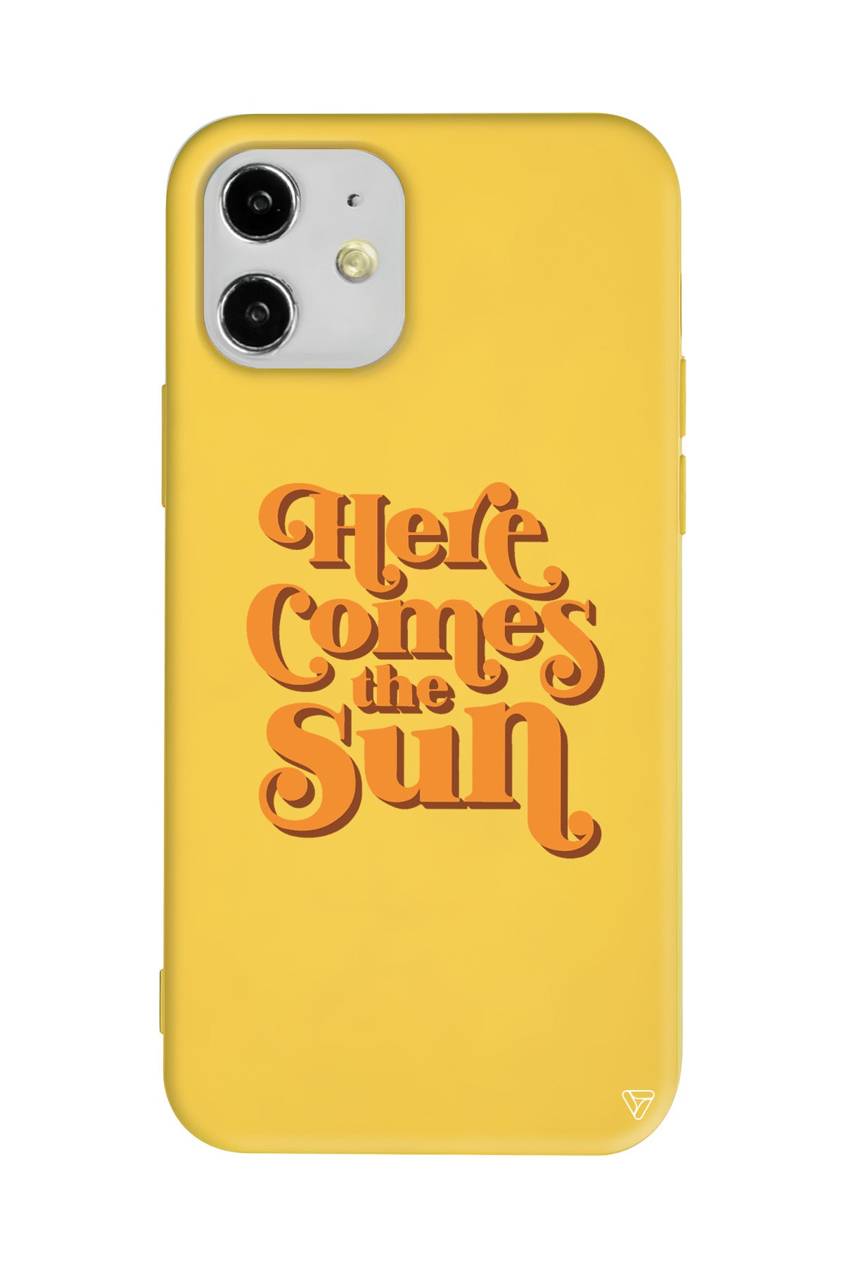 Comes the Sun Lansman Model İçi Kadife Silikon Telefon Kılıfı