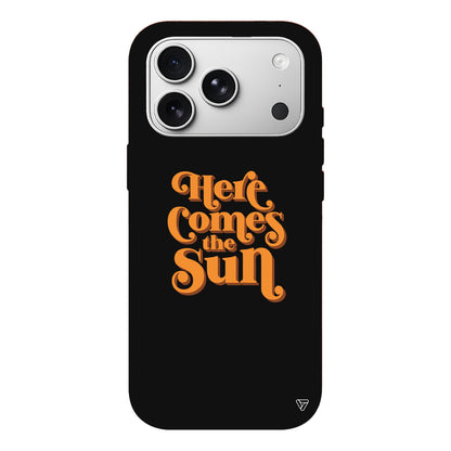 Comes the Sun Lansman Model İçi Kadife Silikon Telefon Kılıfı
