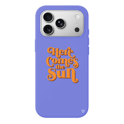 Comes the Sun Lansman Model İçi Kadife Silikon Telefon Kılıfı