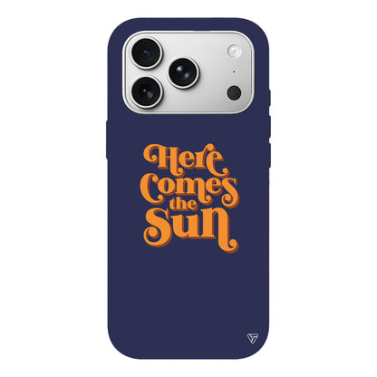Comes the Sun Lansman Model İçi Kadife Silikon Telefon Kılıfı