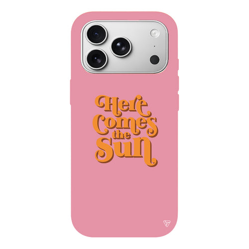 Comes the Sun Lansman Model İçi Kadife Silikon Telefon Kılıfı