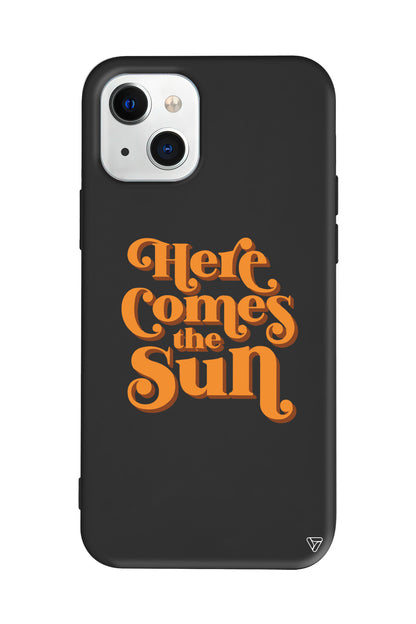 Comes the Sun Lansman Model İçi Kadife Silikon Telefon Kılıfı – Plus Serisine Özel