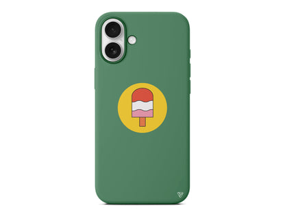 Ice Cream Lansman Model İçi Kadife Silikon Telefon Kılıfı