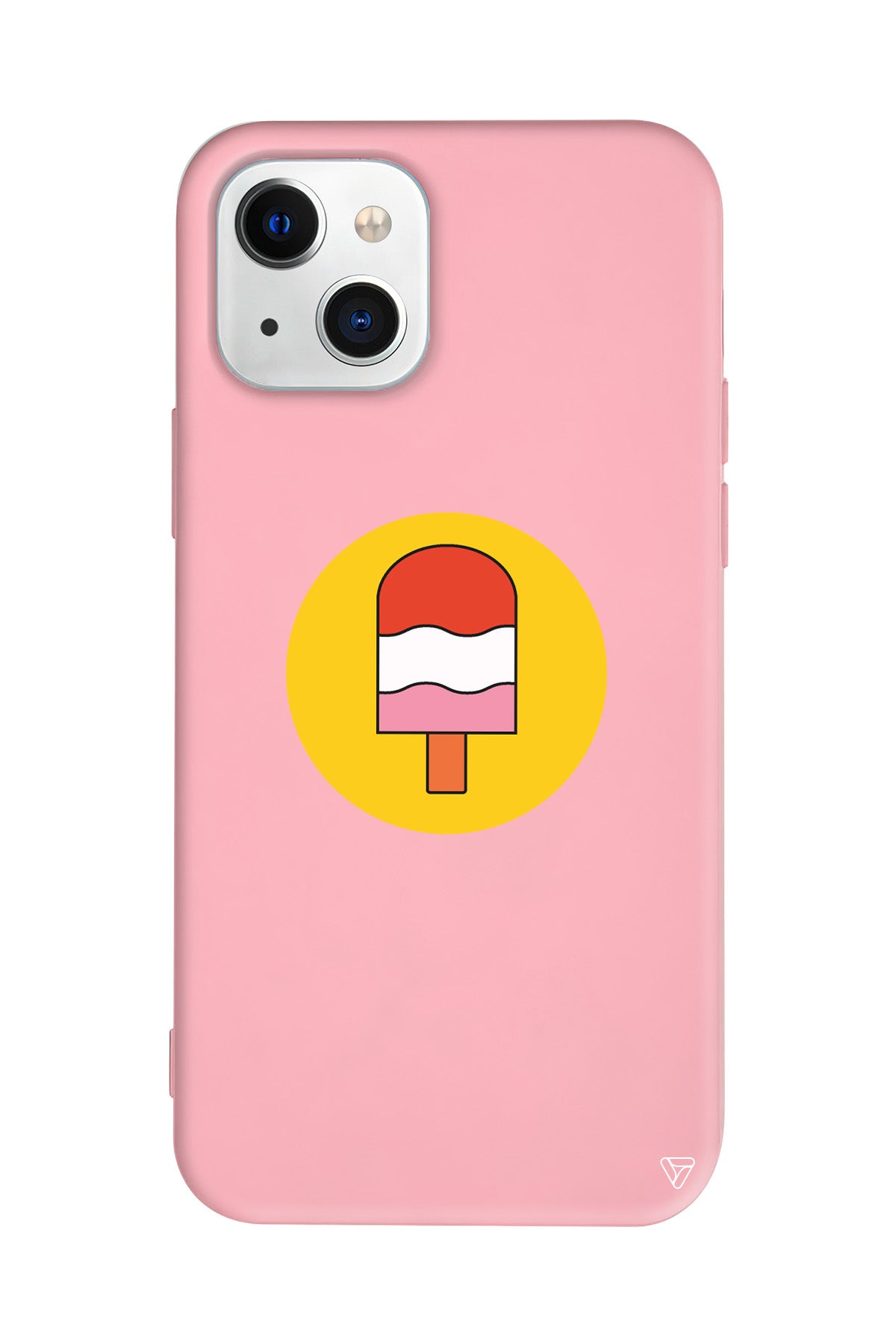 Ice Cream Lansman Model İçi Kadife Silikon Telefon Kılıfı