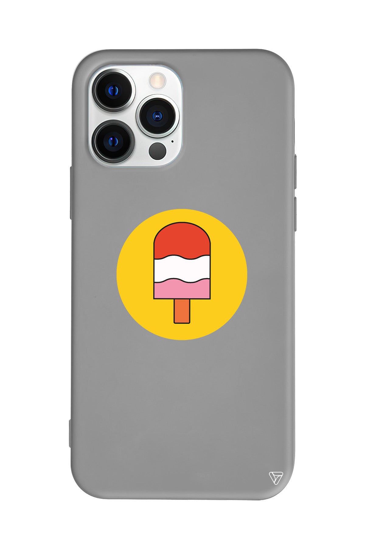 Ice Cream Lansman Model İçi Kadife Silikon Telefon Kılıfı