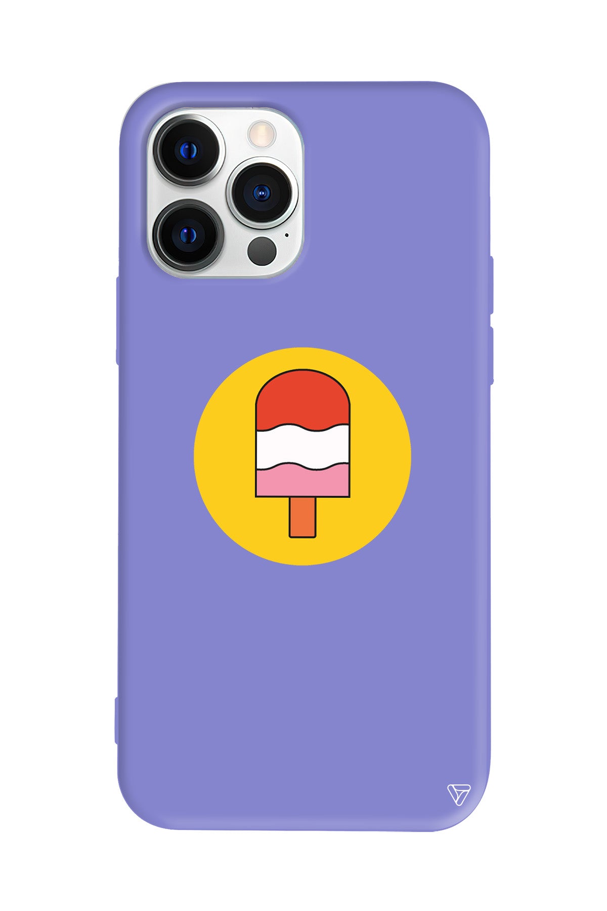 Ice Cream Lansman Model İçi Kadife Silikon Telefon Kılıfı