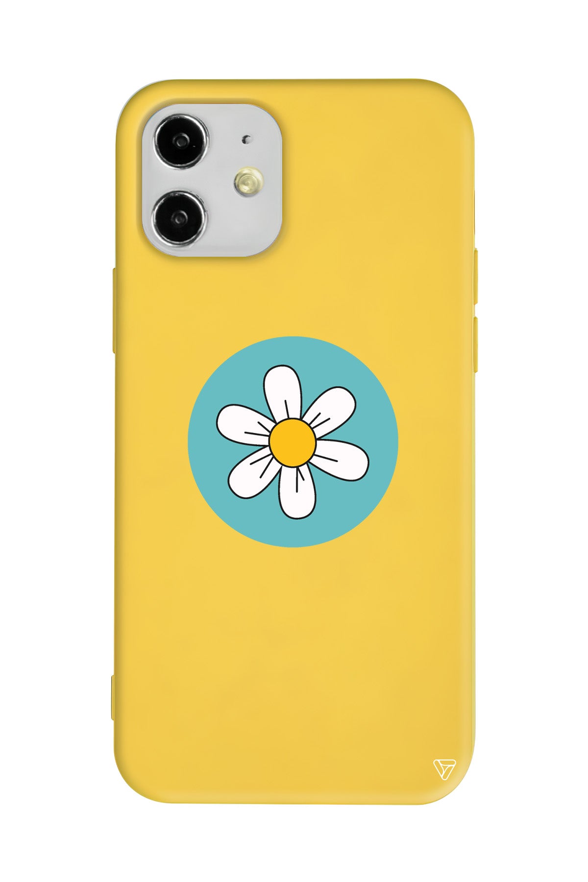 Single Daisy Lansman Model İçi Kadife Silikon Telefon Kılıfı