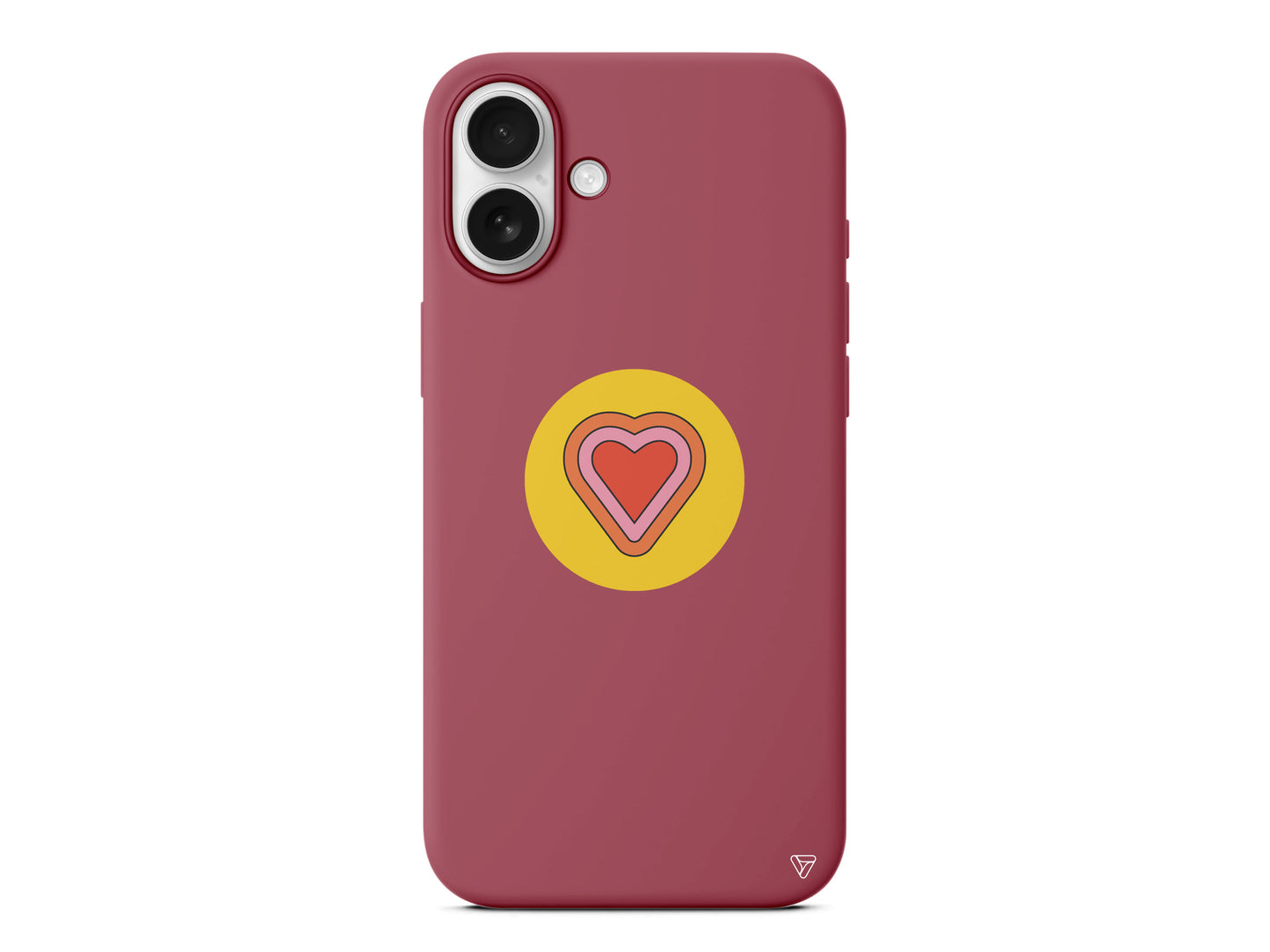 Kalp Lansman Model İçi Kadife Silikon Telefon Kılıfı – Plus Serisine Özel