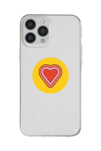 Kalp Lansman Model İçi Kadife Silikon Telefon Kılıfı