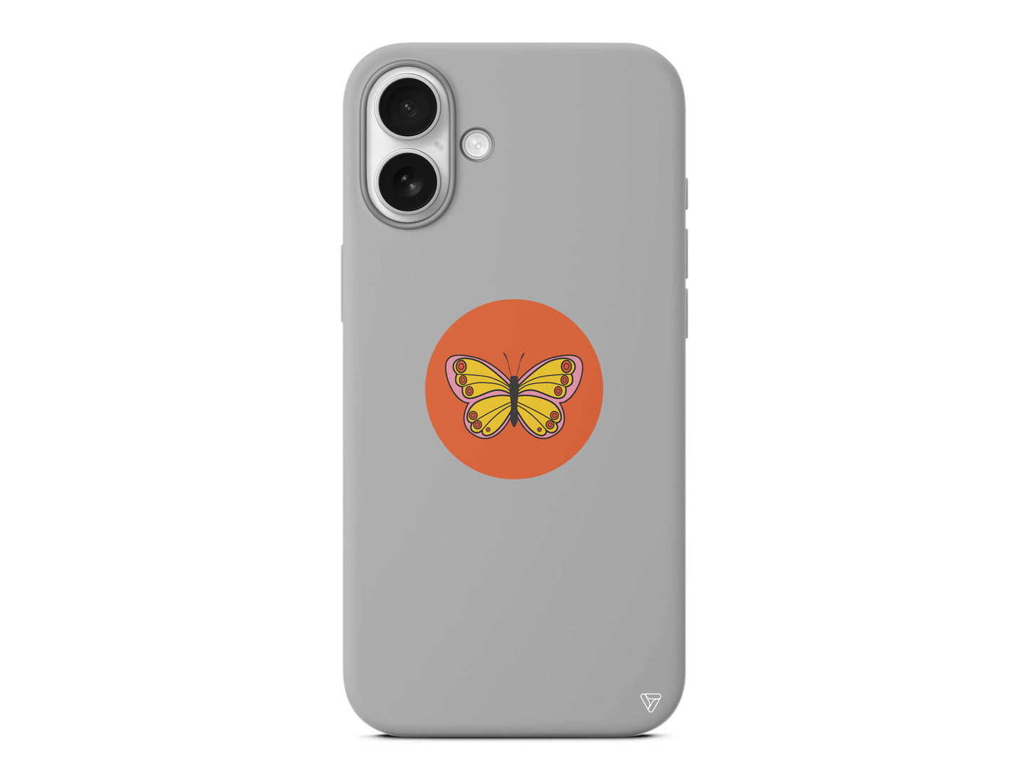 Kelebek Lansman Model İçi Kadife Silikon Telefon Kılıfı