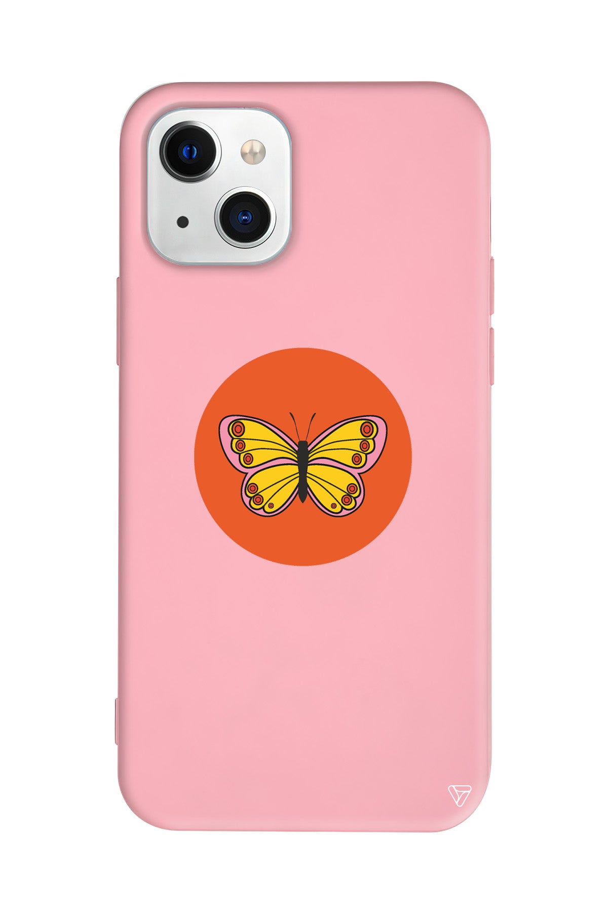 Kelebek Lansman Model İçi Kadife Silikon Telefon Kılıfı