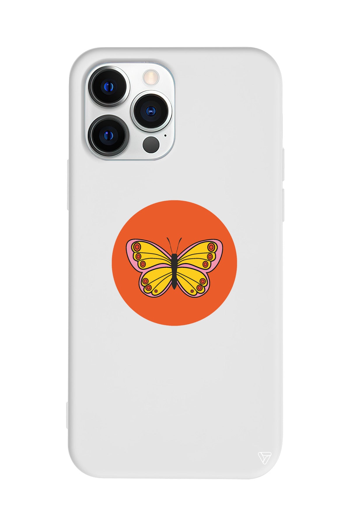 Kelebek Lansman Model İçi Kadife Silikon Telefon Kılıfı