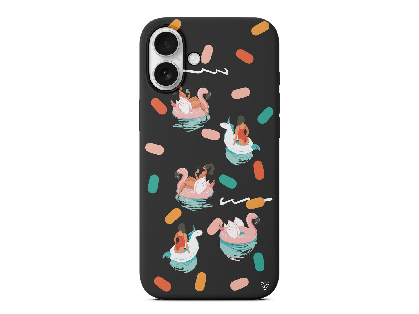 Pool Chill Lansman Model İçi Kadife Silikon Telefon Kılıfı