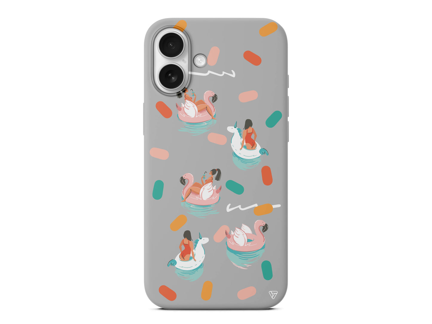 Pool Chill Lansman Model İçi Kadife Silikon Telefon Kılıfı – Plus Serisine Özel