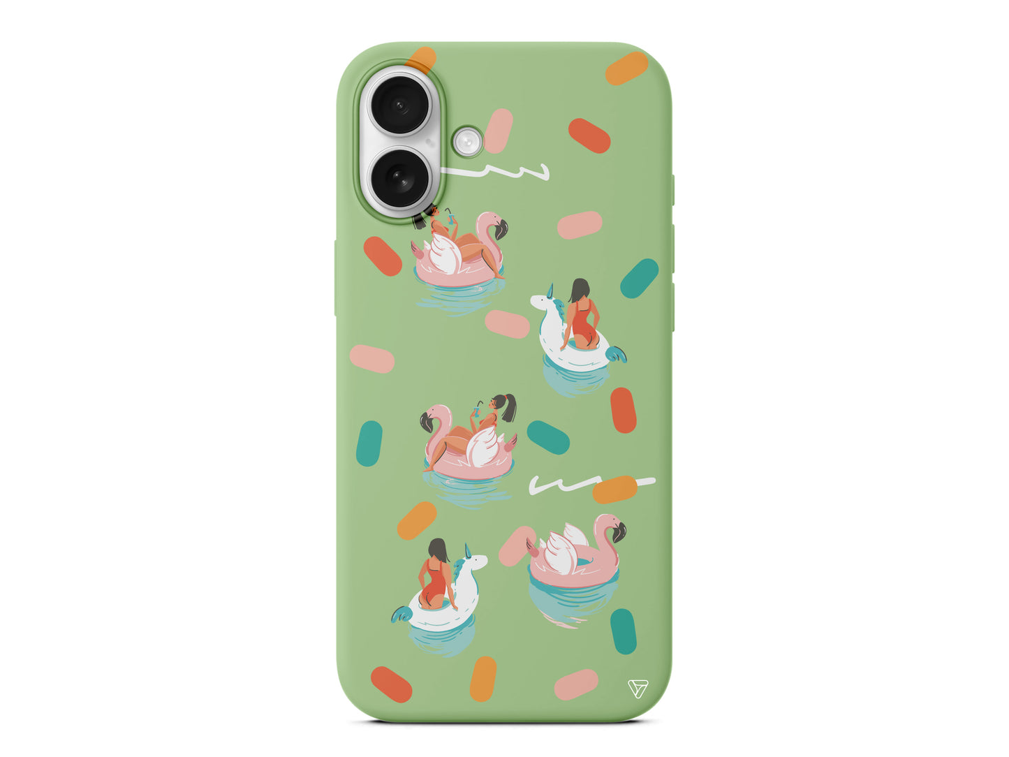 Pool Chill Lansman Model İçi Kadife Silikon Telefon Kılıfı