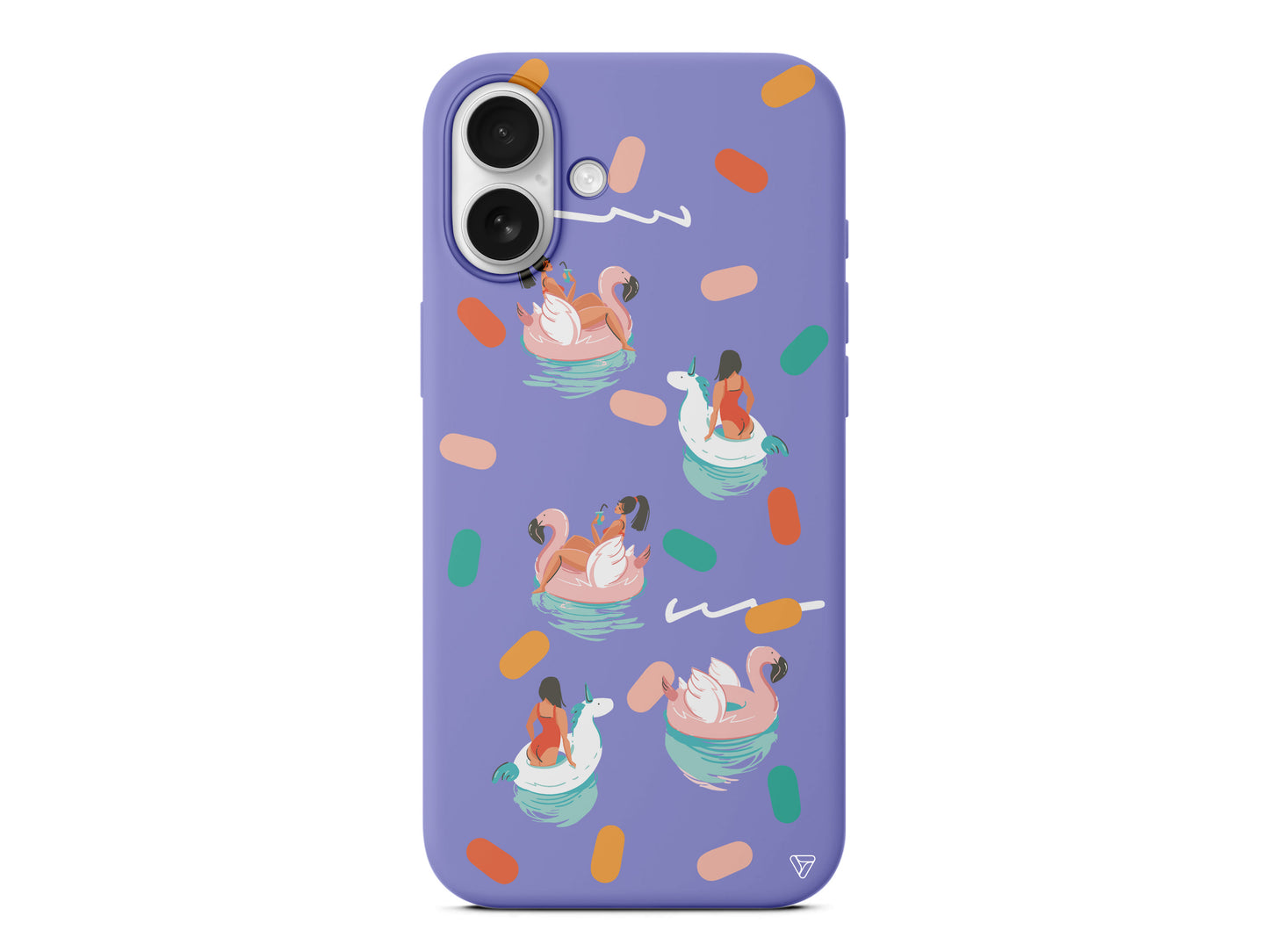 Pool Chill Lansman Model İçi Kadife Silikon Telefon Kılıfı