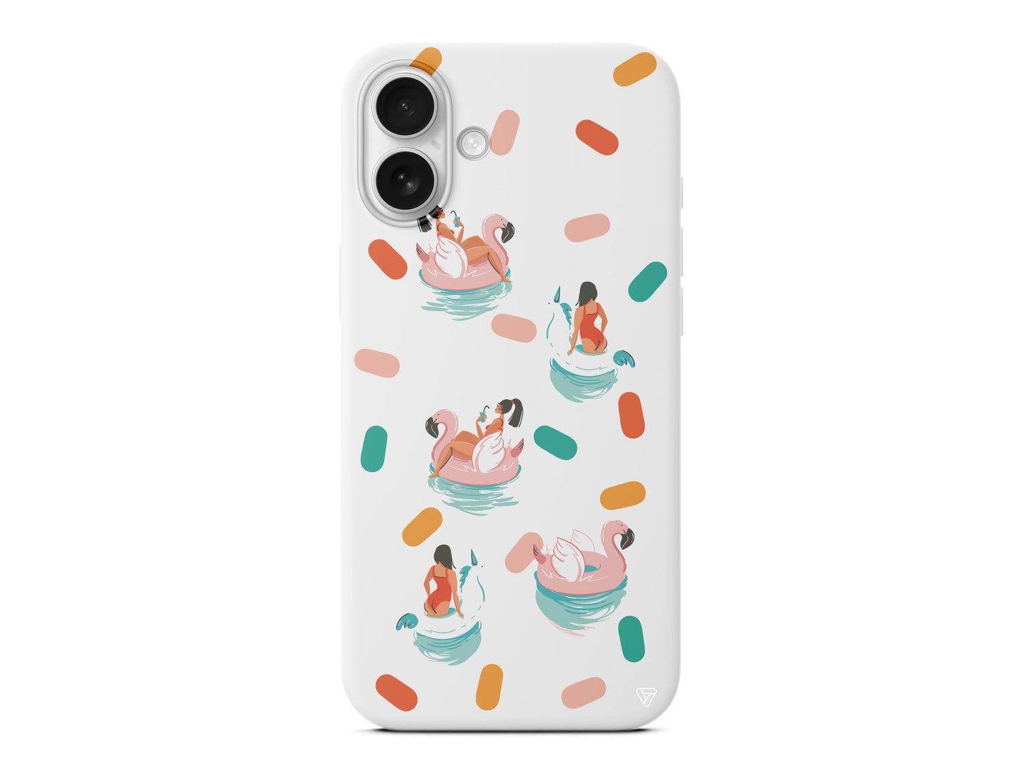 Pool Chill Lansman Model İçi Kadife Silikon Telefon Kılıfı – Plus Serisine Özel