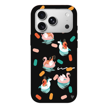 Pool Chill Lansman Model İçi Kadife Silikon Telefon Kılıfı