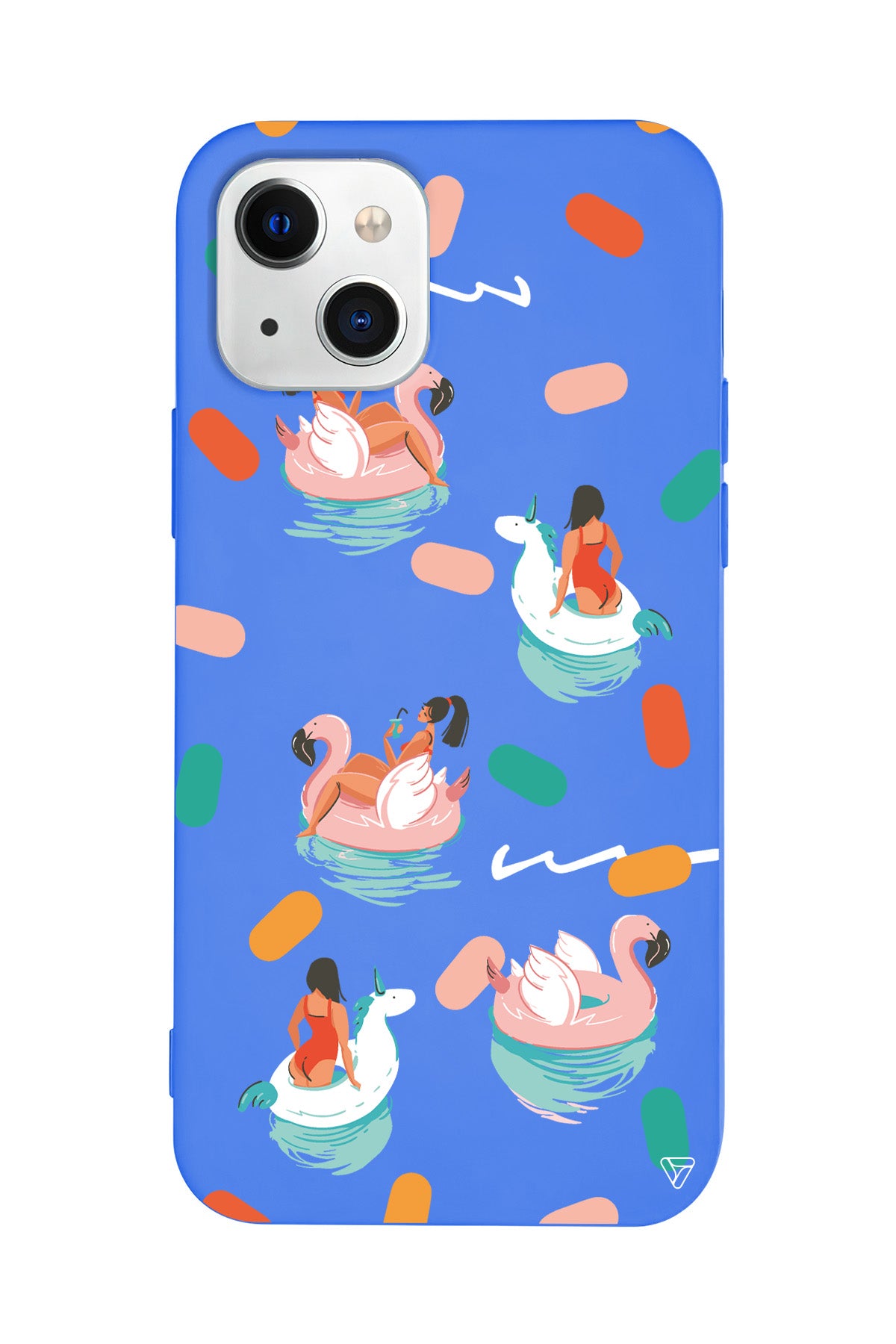 Pool Chill Lansman Model İçi Kadife Silikon Telefon Kılıfı – Plus Serisine Özel