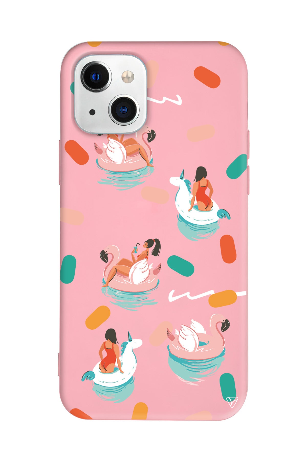 Pool Chill Lansman Model İçi Kadife Silikon Telefon Kılıfı