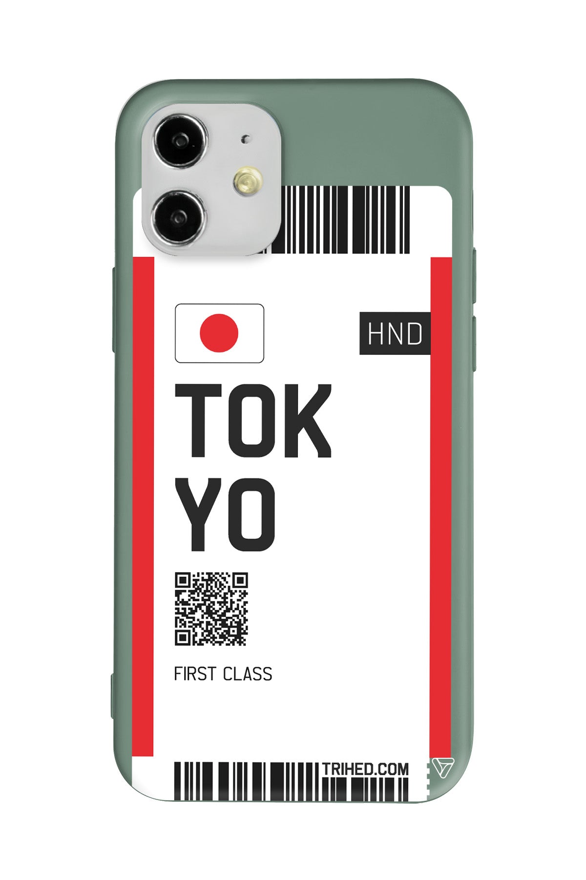 Tokyo Bileti Lansman Model İçi Kadife Silikon Telefon Kılıfı