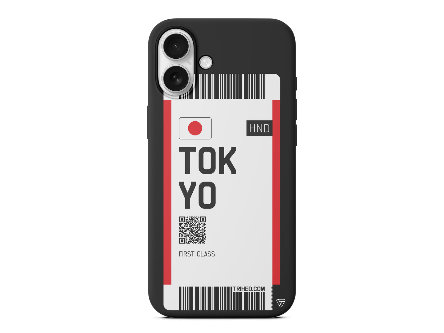 Tokyo Bileti Lansman Model İçi Kadife Silikon Telefon Kılıfı