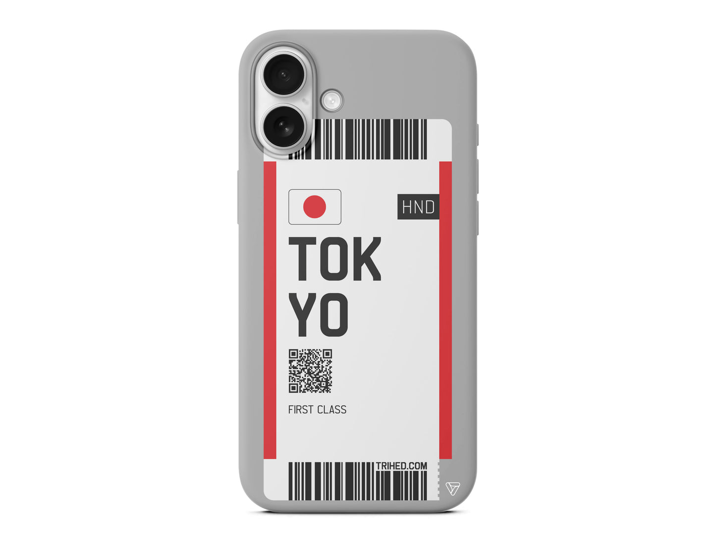 Tokyo Bileti Lansman Model İçi Kadife Silikon Telefon Kılıfı