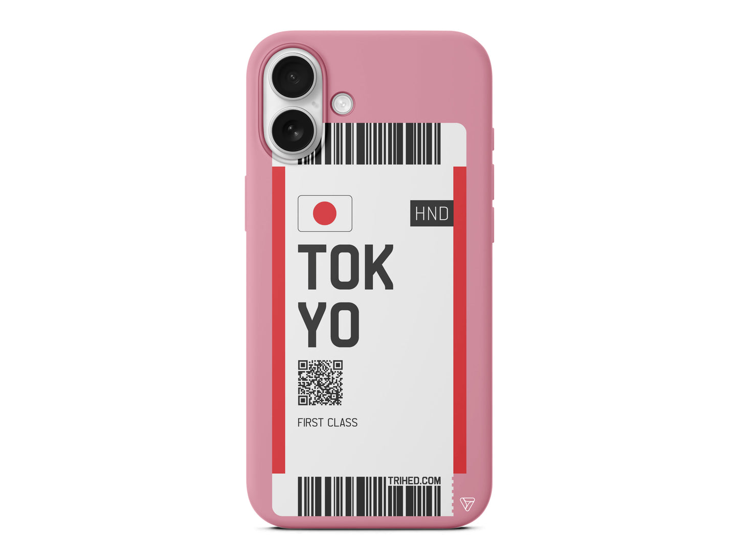 Tokyo Bileti Lansman Model İçi Kadife Silikon Telefon Kılıfı