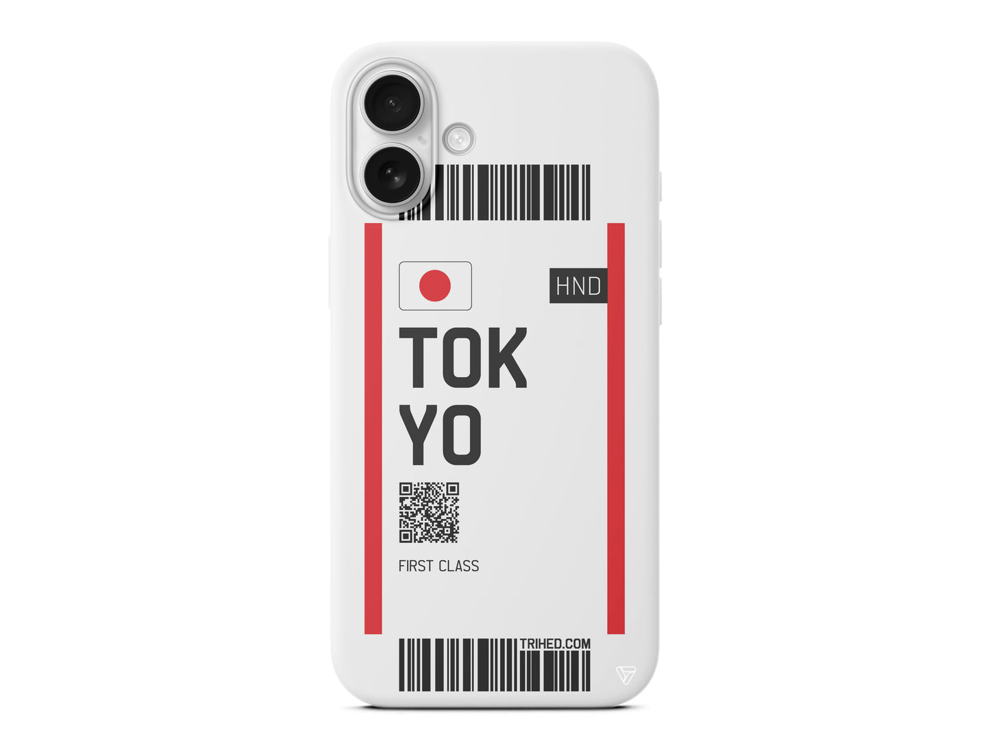 Tokyo Bileti Lansman Model İçi Kadife Silikon Telefon Kılıfı