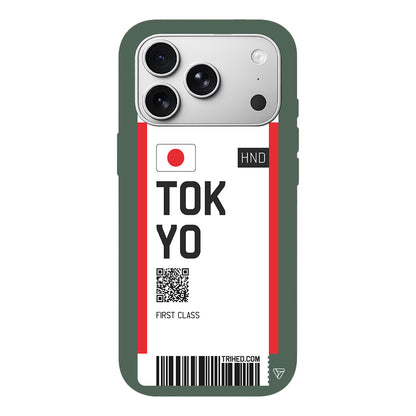 Tokyo Bileti Lansman Model İçi Kadife Silikon Telefon Kılıfı