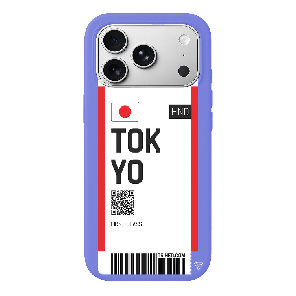 Tokyo Bileti Lansman Model İçi Kadife Silikon Telefon Kılıfı