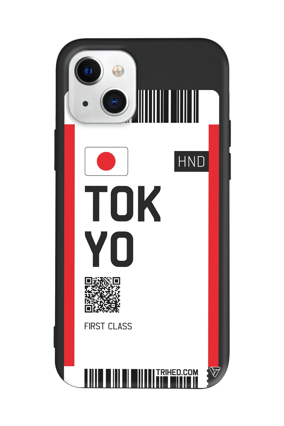 Tokyo Bileti Lansman Model İçi Kadife Silikon Telefon Kılıfı