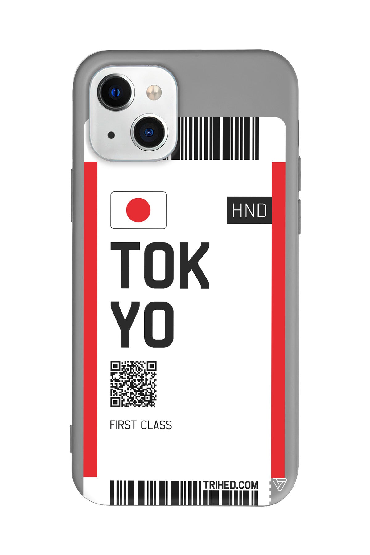 Tokyo Bileti Lansman Model İçi Kadife Silikon Telefon Kılıfı