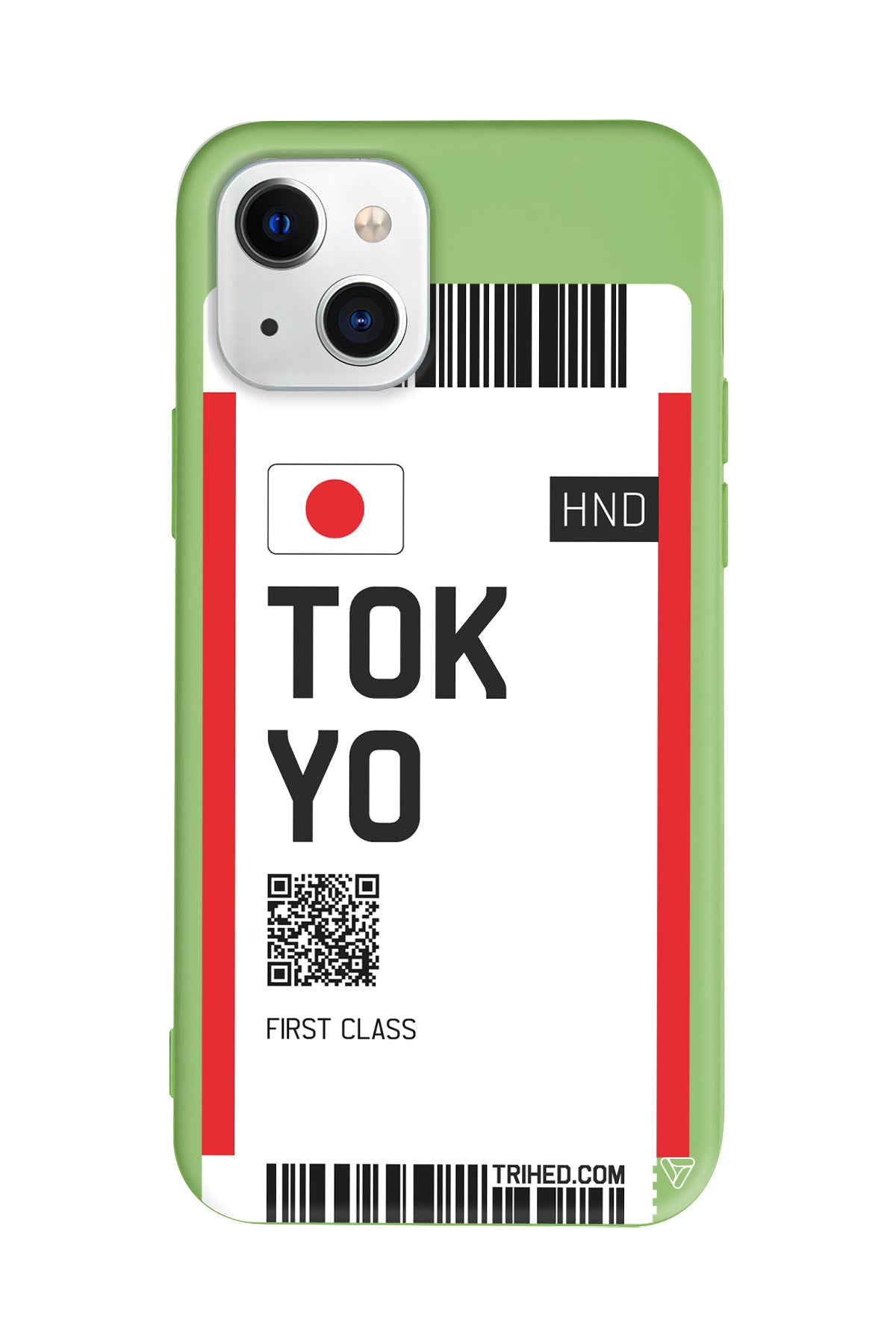 Tokyo Bileti Lansman Model İçi Kadife Silikon Telefon Kılıfı