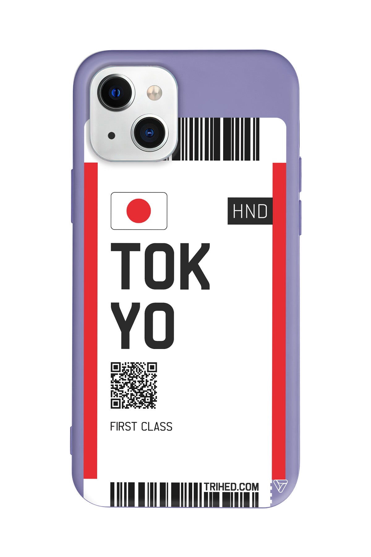 Tokyo Bileti Lansman Model İçi Kadife Silikon Telefon Kılıfı