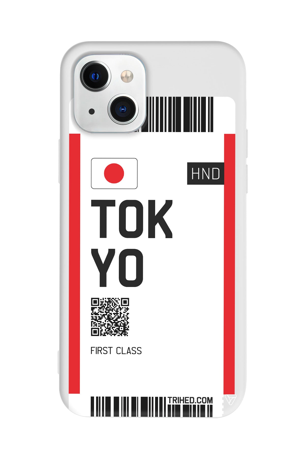 Tokyo Bileti Lansman Model İçi Kadife Silikon Telefon Kılıfı