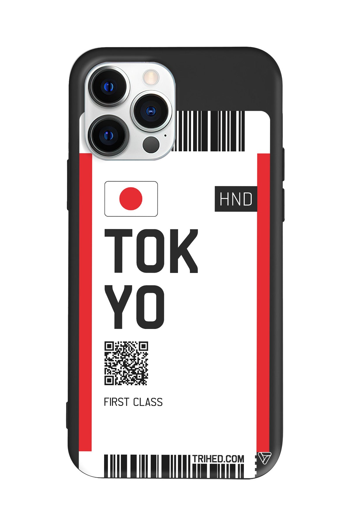 Tokyo Bileti Lansman Model İçi Kadife Silikon Telefon Kılıfı