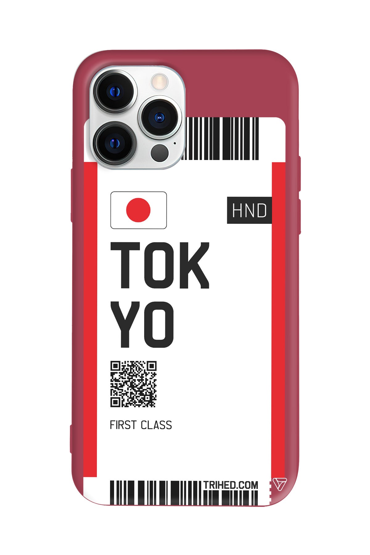 Tokyo Bileti Lansman Model İçi Kadife Silikon Telefon Kılıfı