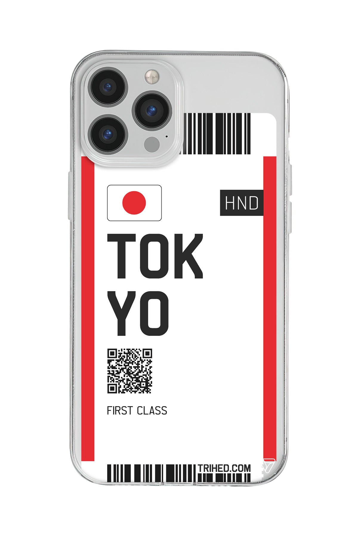 Tokyo Bileti Lansman Model İçi Kadife Silikon Telefon Kılıfı