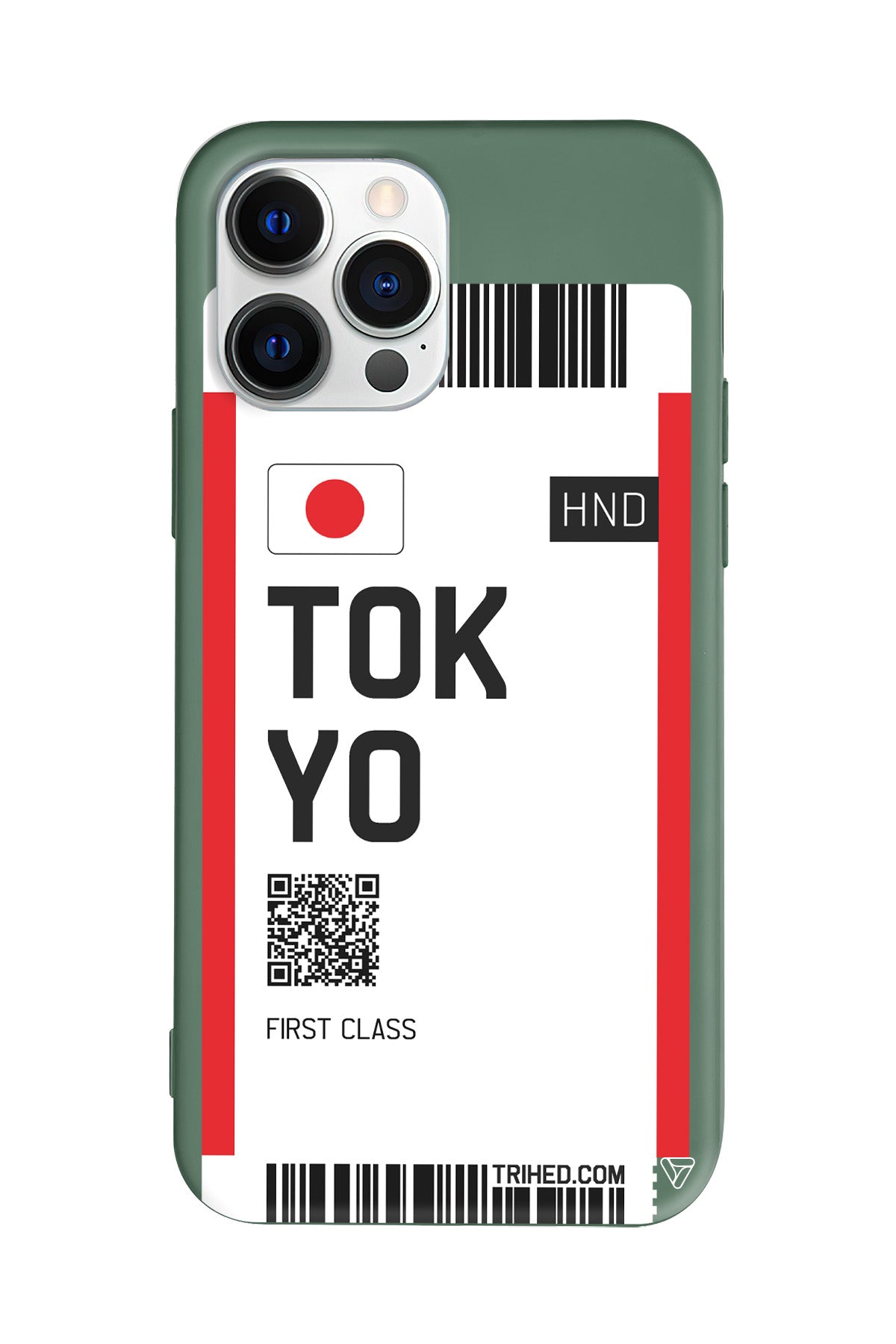 Tokyo Bileti Lansman Model İçi Kadife Silikon Telefon Kılıfı