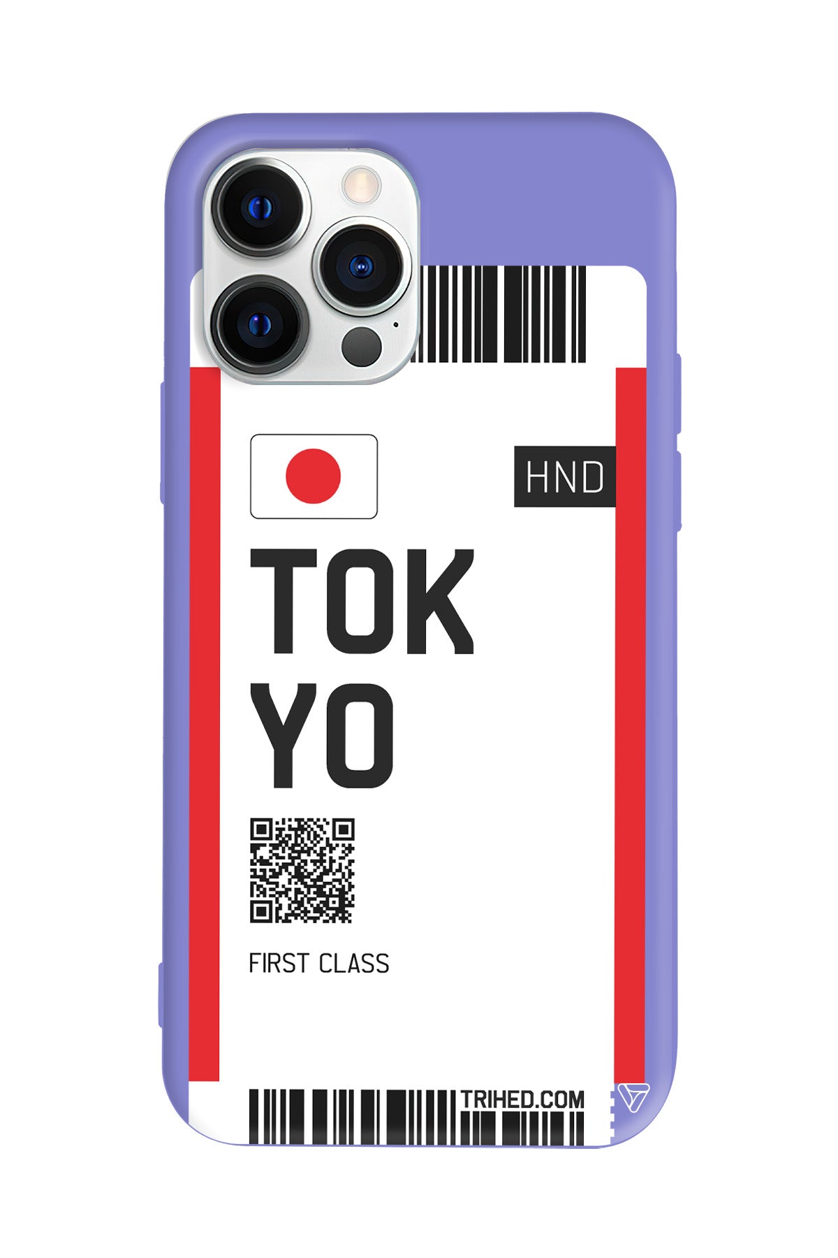 Tokyo Bileti Lansman Model İçi Kadife Silikon Telefon Kılıfı