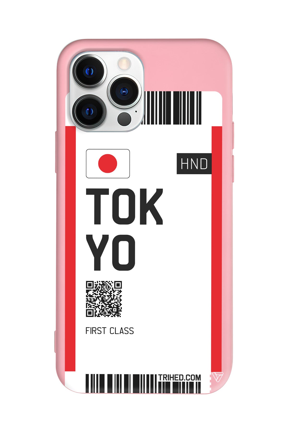 Tokyo Bileti Lansman Model İçi Kadife Silikon Telefon Kılıfı