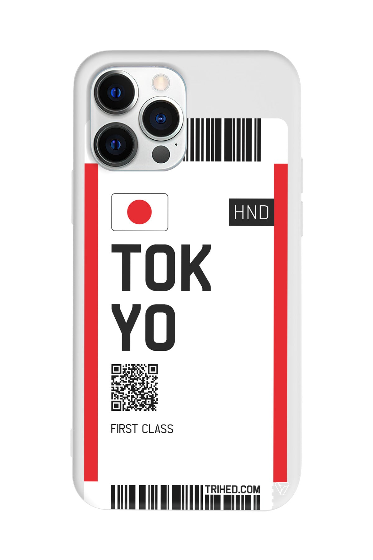 Tokyo Bileti Lansman Model İçi Kadife Silikon Telefon Kılıfı