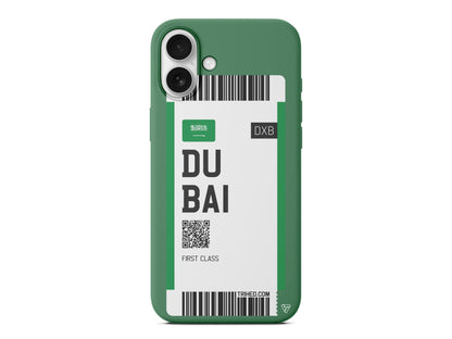 Dubai Bileti Lansman Model İçi Kadife Silikon Telefon Kılıfı – Plus Serisine Özel