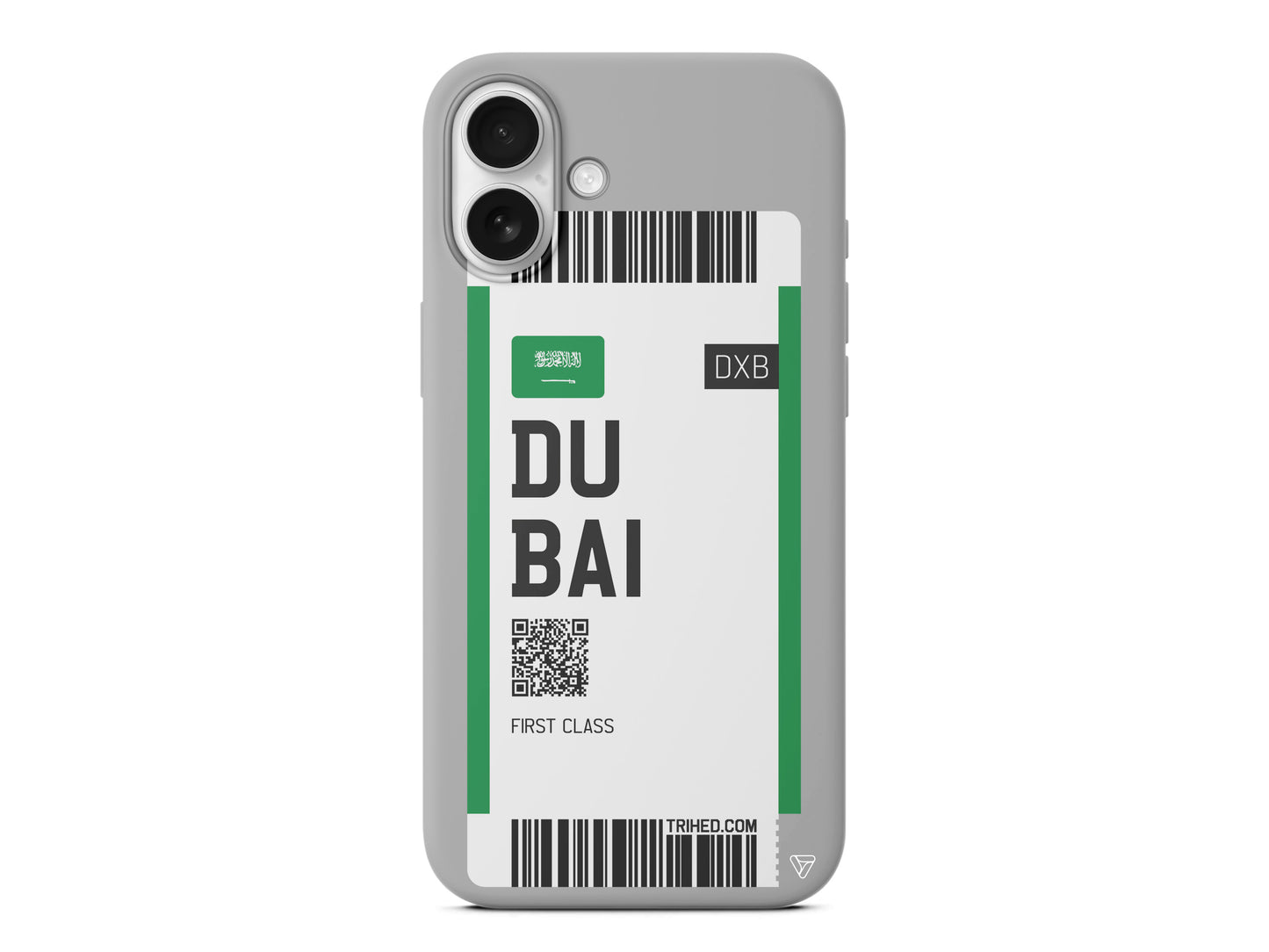 Dubai Bileti Lansman Model İçi Kadife Silikon Telefon Kılıfı – Plus Serisine Özel