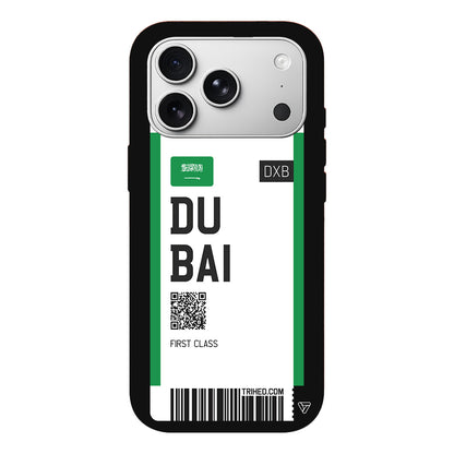 Dubai Bileti Lansman Model İçi Kadife Silikon Telefon Kılıfı