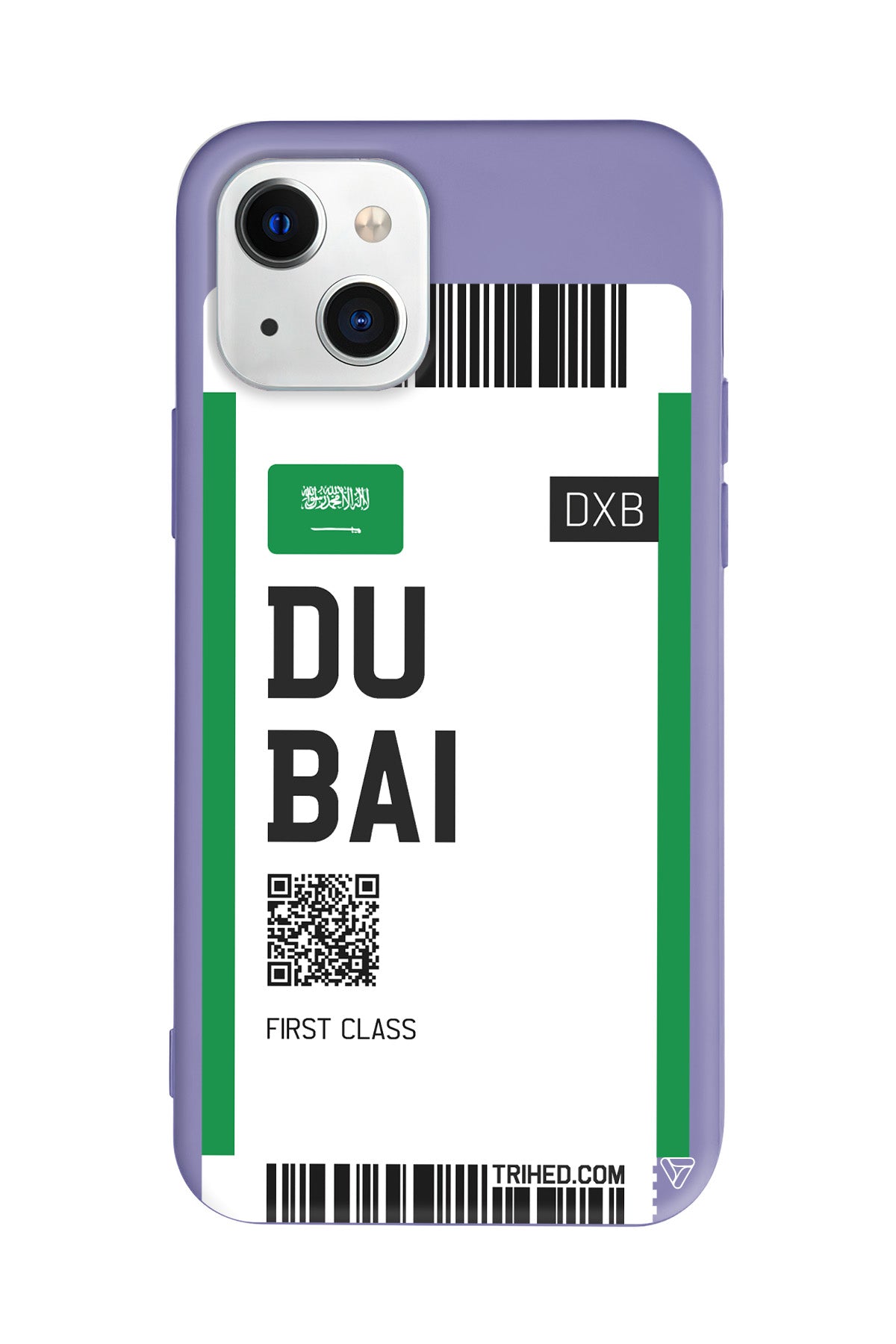 Dubai Bileti Lansman Model İçi Kadife Silikon Telefon Kılıfı – Plus Serisine Özel