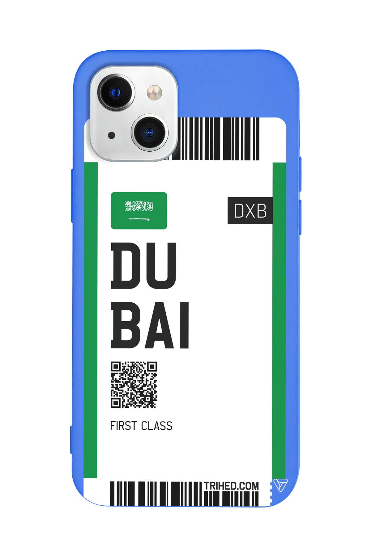 Dubai Bileti Lansman Model İçi Kadife Silikon Telefon Kılıfı – Plus Serisine Özel