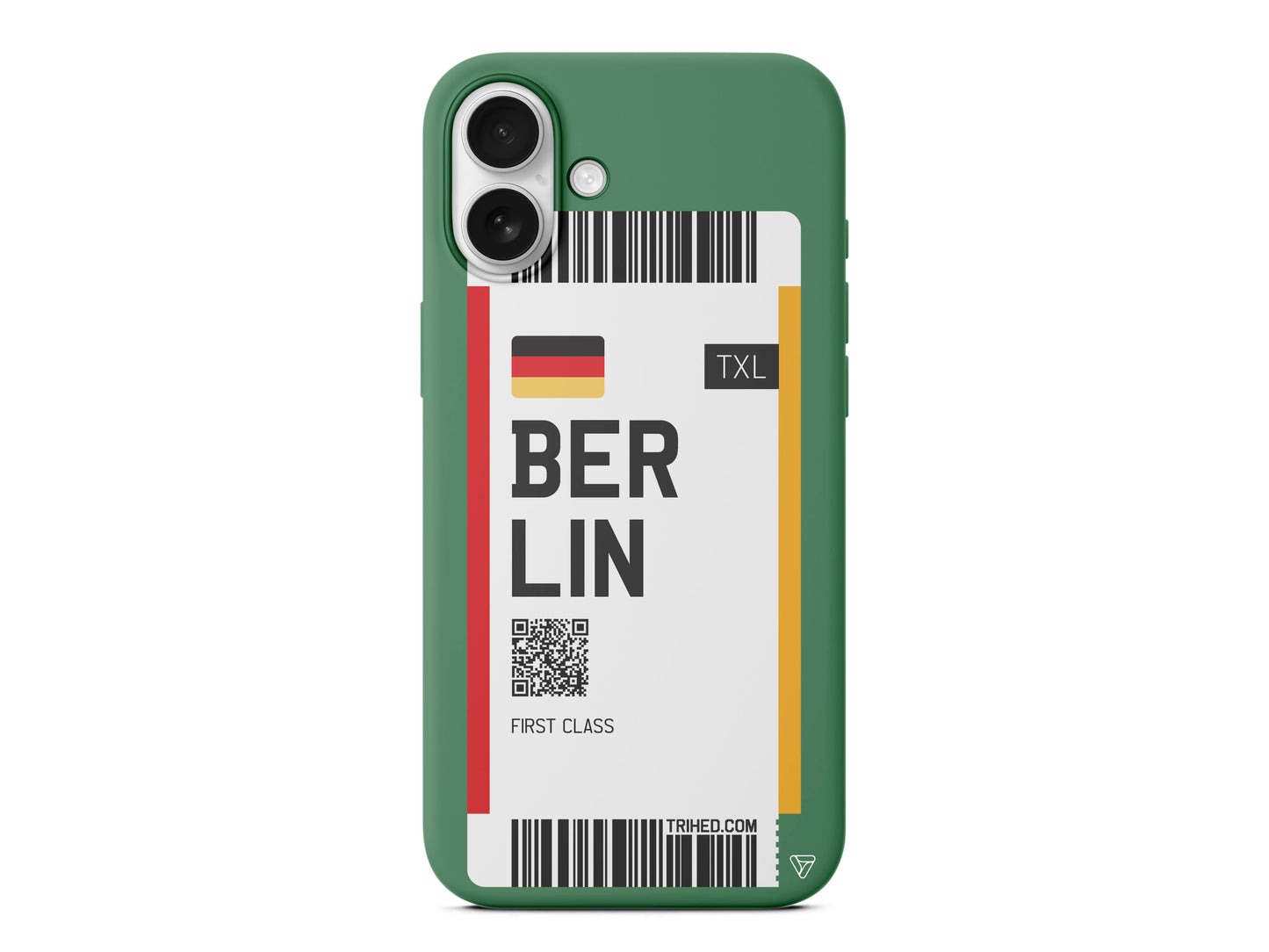 Berlin Bileti Lansman Model İçi Kadife Silikon Telefon Kılıfı